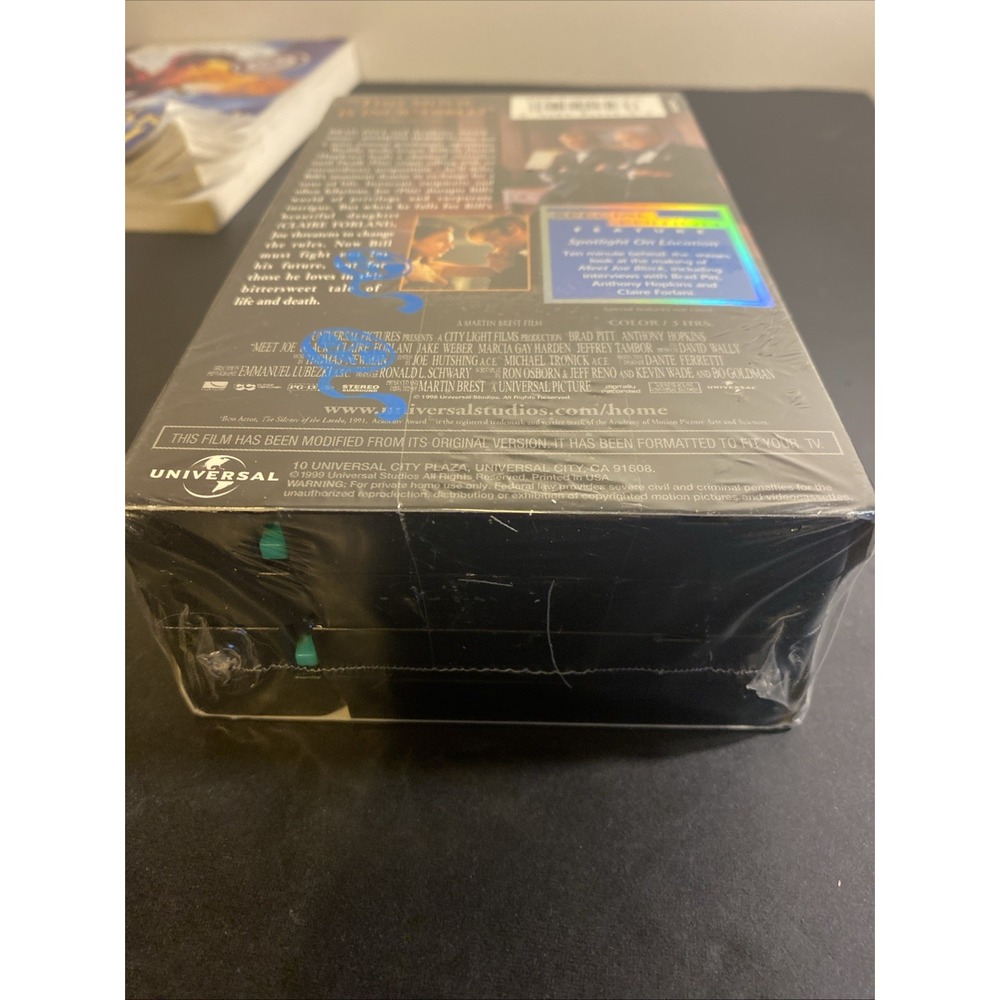 Meet Joe Black VHS 1999 Brad Pitt 2 Tape Set Factory Sealed - Picture 4 of 4